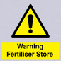 WV10321: Warning Fertiliser Store