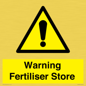 WV10321: Warning Fertiliser Store