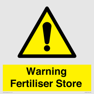 WV10321: Warning Fertiliser Store