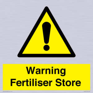 WV10321: Warning Fertiliser Store