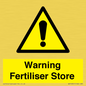 WV10321: Warning Fertiliser Store