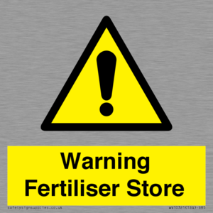 WV10321: Warning Fertiliser Store