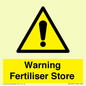 WV10321: Warning Fertiliser Store