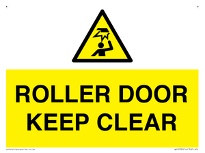 WV10330: ROLLER DOOR KEEP CLEAR
