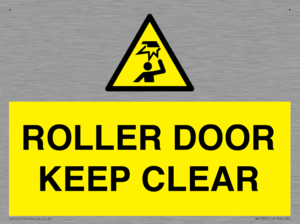 WV10330: ROLLER DOOR KEEP CLEAR