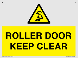 WV10330: ROLLER DOOR KEEP CLEAR