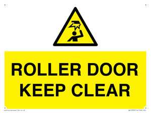 WV10330: ROLLER DOOR KEEP CLEAR