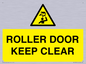 WV10330: ROLLER DOOR KEEP CLEAR
