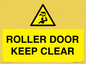 WV10330: ROLLER DOOR KEEP CLEAR