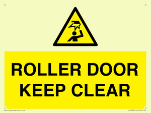 WV10330: ROLLER DOOR KEEP CLEAR