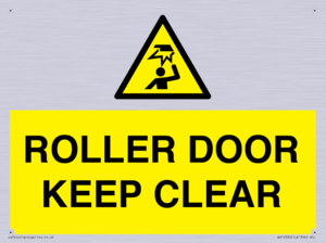 WV10330: ROLLER DOOR KEEP CLEAR