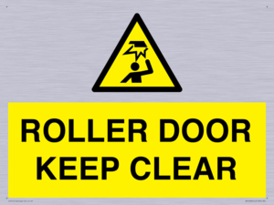 WV10330: ROLLER DOOR KEEP CLEAR