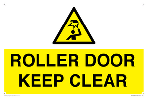 WV10330: ROLLER DOOR KEEP CLEAR