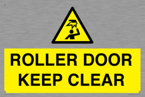 WV10330: ROLLER DOOR KEEP CLEAR