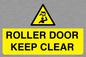 WV10330: ROLLER DOOR KEEP CLEAR