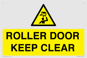 WV10330: ROLLER DOOR KEEP CLEAR