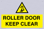 WV10330: ROLLER DOOR KEEP CLEAR