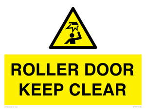 WV10330: ROLLER DOOR KEEP CLEAR