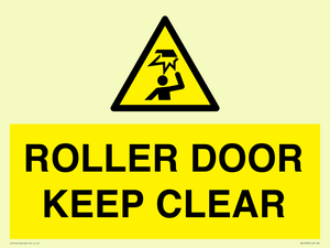 WV10330: ROLLER DOOR KEEP CLEAR