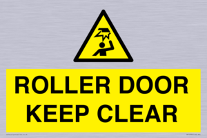 WV10330: ROLLER DOOR KEEP CLEAR