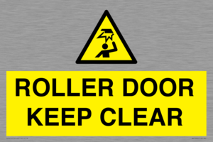 WV10330: ROLLER DOOR KEEP CLEAR