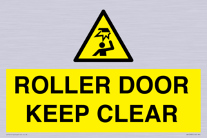 WV10330: ROLLER DOOR KEEP CLEAR