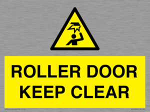 WV10330: ROLLER DOOR KEEP CLEAR