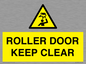 WV10330: ROLLER DOOR KEEP CLEAR