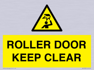 WV10330: ROLLER DOOR KEEP CLEAR