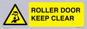 WV10330: ROLLER DOOR KEEP CLEAR
