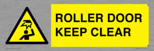 WV10330: ROLLER DOOR KEEP CLEAR