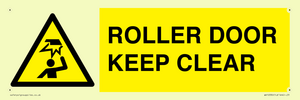 WV10330: ROLLER DOOR KEEP CLEAR
