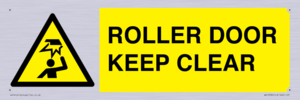 WV10330: ROLLER DOOR KEEP CLEAR