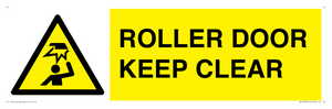 WV10330: ROLLER DOOR KEEP CLEAR