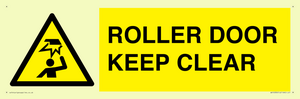 WV10330: ROLLER DOOR KEEP CLEAR