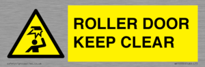WV10330: ROLLER DOOR KEEP CLEAR
