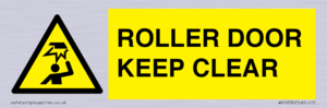 WV10330: ROLLER DOOR KEEP CLEAR