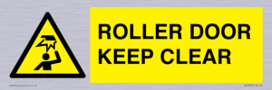 WV10330: ROLLER DOOR KEEP CLEAR