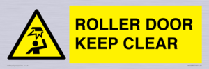 WV10330: ROLLER DOOR KEEP CLEAR