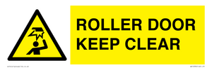 WV10330: ROLLER DOOR KEEP CLEAR