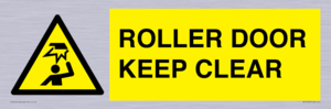 WV10330: ROLLER DOOR KEEP CLEAR