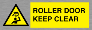 WV10330: ROLLER DOOR KEEP CLEAR