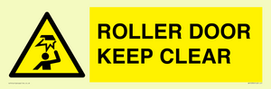 WV10330: ROLLER DOOR KEEP CLEAR
