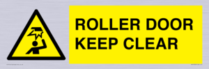 WV10330: ROLLER DOOR KEEP CLEAR