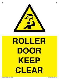 WV10330: ROLLER DOOR KEEP CLEAR