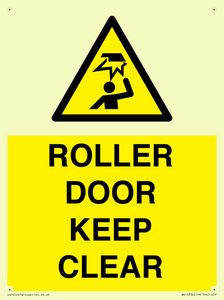 WV10330: ROLLER DOOR KEEP CLEAR