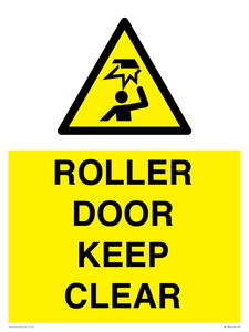 WV10330: ROLLER DOOR KEEP CLEAR