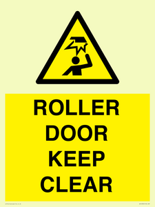 WV10330: ROLLER DOOR KEEP CLEAR