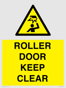 WV10330: ROLLER DOOR KEEP CLEAR