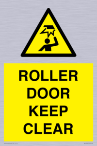 WV10330: ROLLER DOOR KEEP CLEAR
